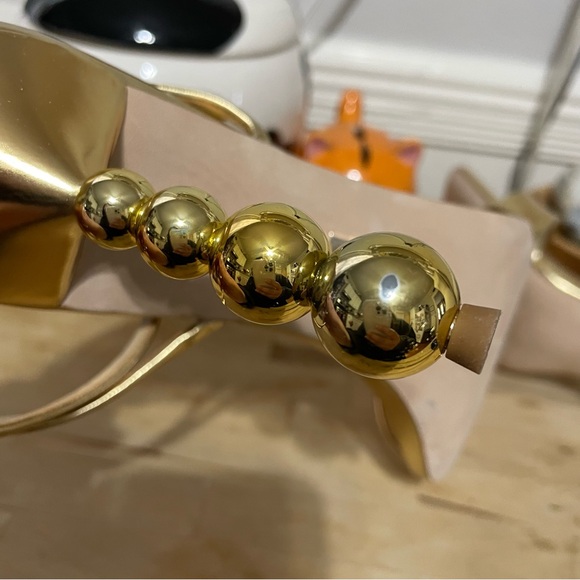 Badgley Mischka Ivette II Metallic Stiletto Sandal Size 9 - Picture 9 of 10